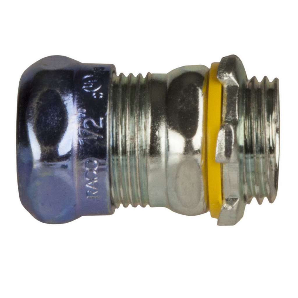 2 in. EMT Raintight Compression Connector, Uninsulated