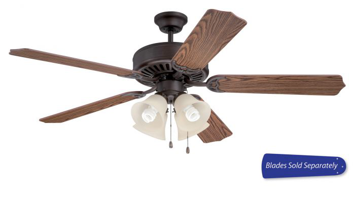 52" Ceiling Fan with Light (Blades Sold Separately) - C204ABZ