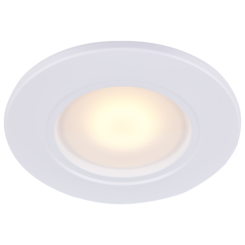 8.5 watt; Downlight Retrofit LED; 4" Trim; 2700K; Medium base; 120 volts; 115 deg. beam spread; 2-pack
