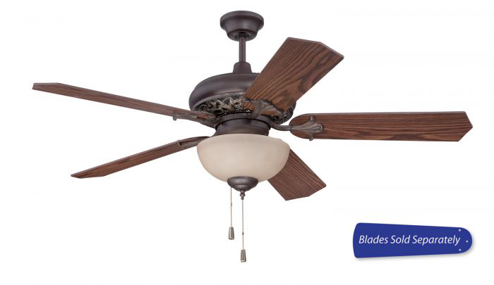 52" Ceiling Fan with Light (Blades Sold Separately) - MI52AGVM