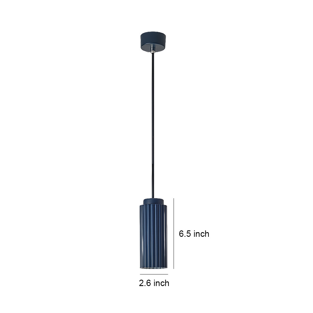 White Metal Pendants Light Nordic Style Solid Color Ceiling Lamp