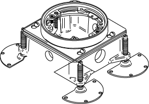 880 Series™ Shallow Cast Iron Single Service Floor Box