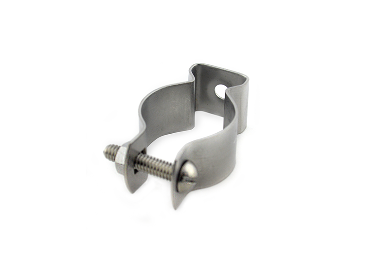 #2 Conduit Hanger with Nut and Bolt, Stainless Steel