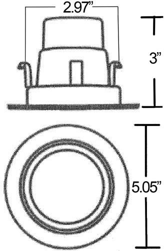 72604, LED Recessed Lighting Retrofit Kit