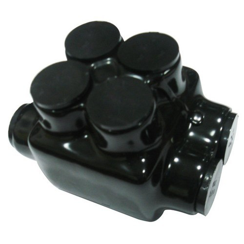 Black Insulated 2 Conductor Dual Entry Splice Dual Set Screw 750 - 250