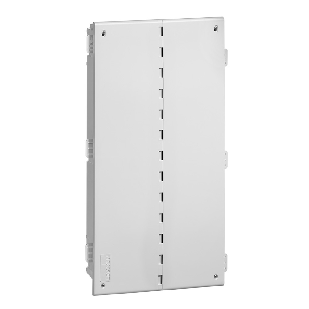 28" Wireless Structured Media Enclosure with Vented Cover, Plastic, White