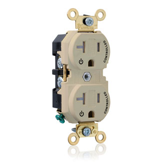 20 Amp Single Receptacle/Outlet, Industrial Grade, Tamper-Resistant, Self-Grounding