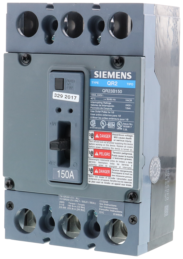 BREAKER QR 3P 150A 240V 10KA