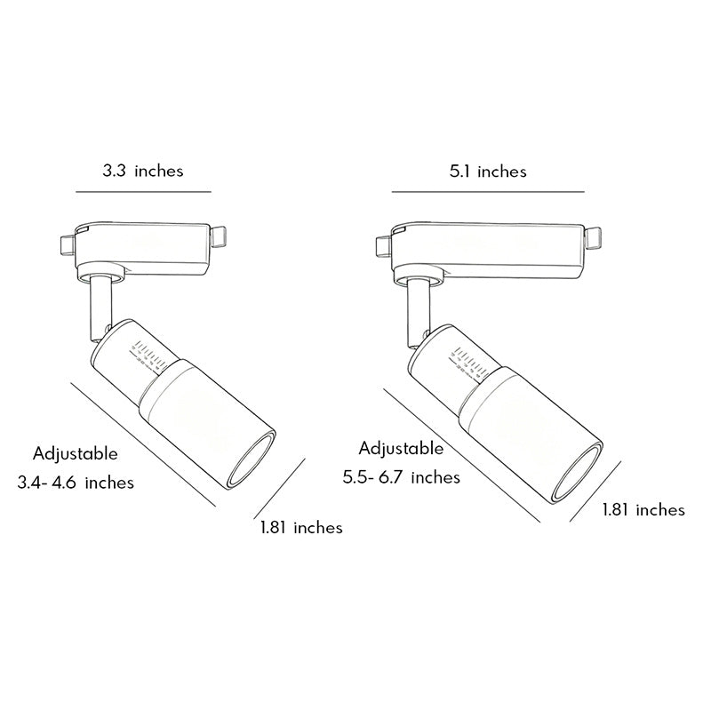【2 pcs】Ceiling Rail Spotlights High CRI Adjustable LED Light