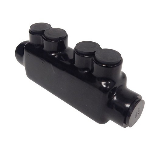 Black Insulated In-Line Splice 4 Set Screws 750 - 250