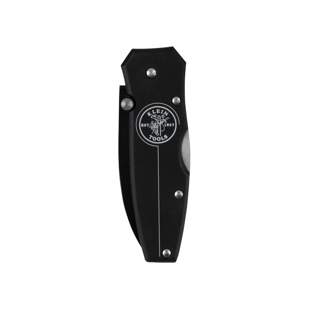 Black Lightweight Lockback Knife 2-1/4-Inch Drop Point Blade