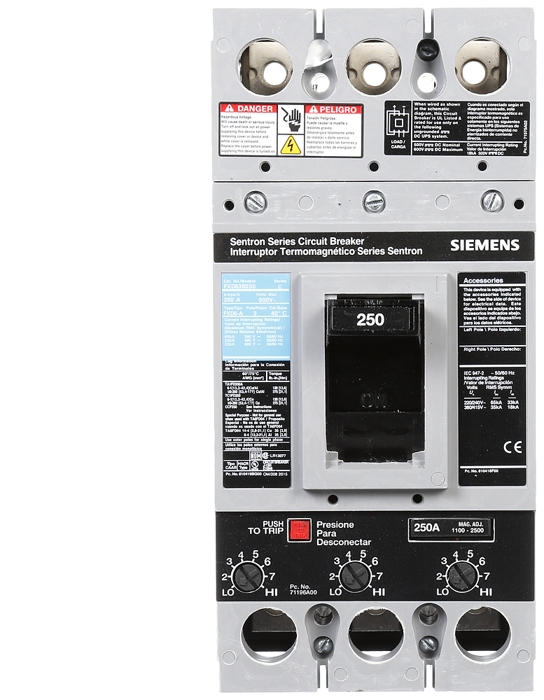 BRKR FD6 3P 600V 250A FX