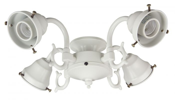 4 Light LED Ceiling Fan Fitter - F440-AW-LED