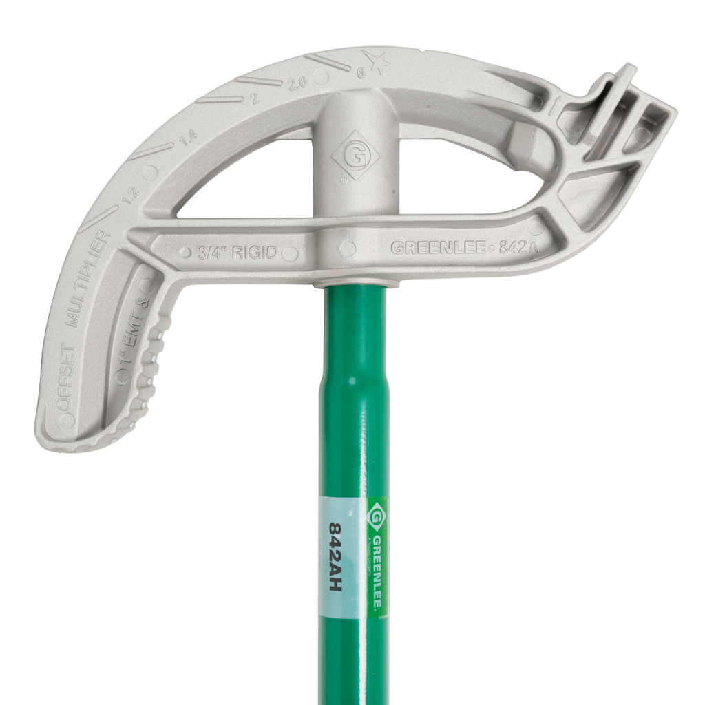 Aluminum Hand Bender Head with Handle for 1” EMT, 3/4” Rigid/IMC