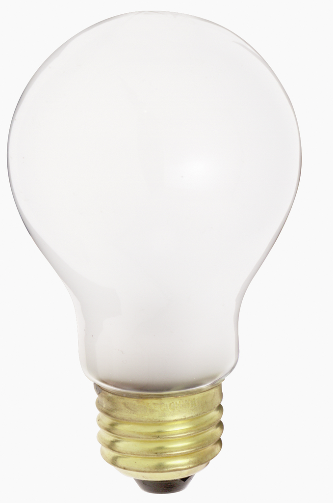 50 Watt A19 Incandescent; Frost; 1500 Average rated hours; 540 Lumens; Medium base; 12 Volt