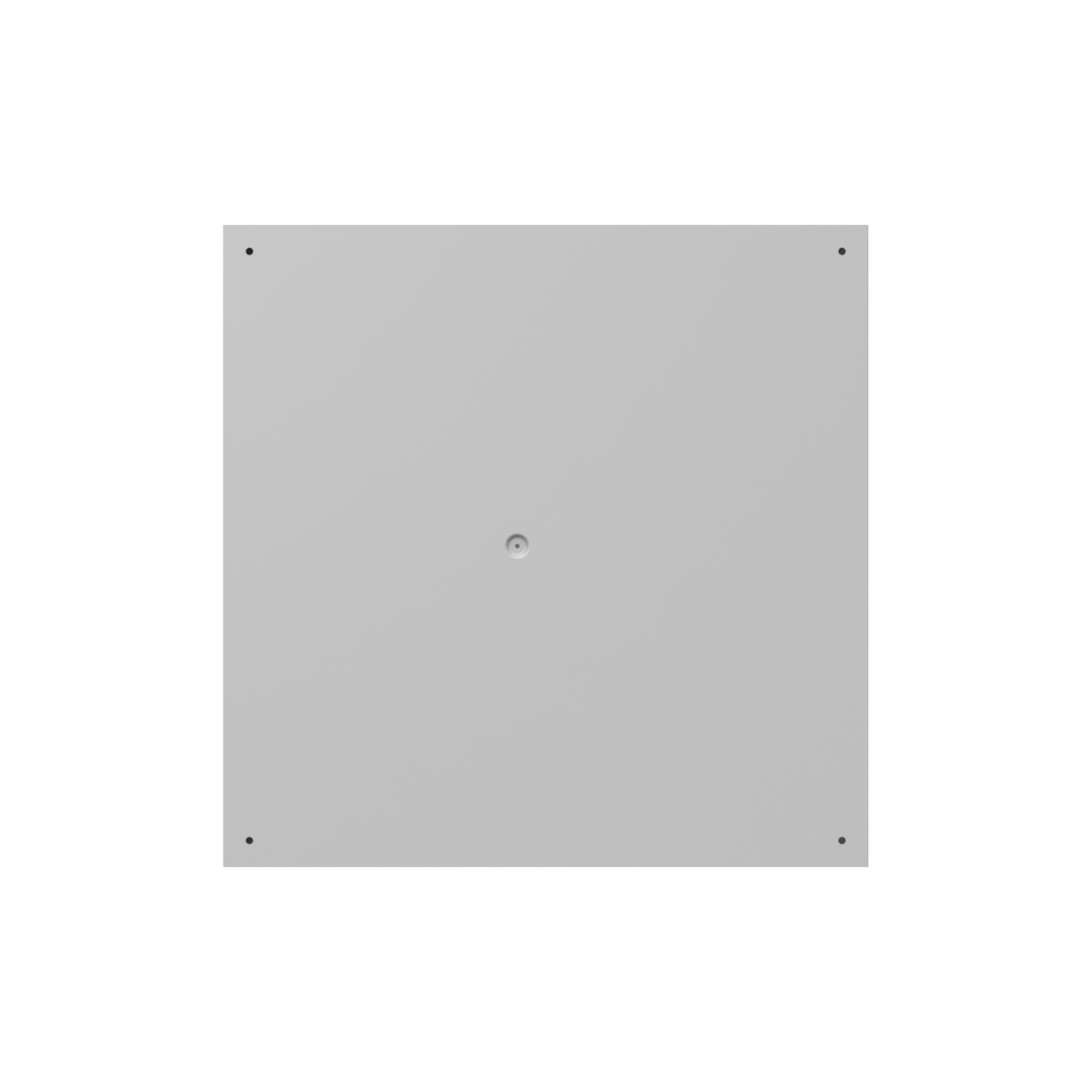 24X12x24 Screw Cover Type 1 UL Steel No KO Gray Cover w/Teardrop Slots Holes In Back