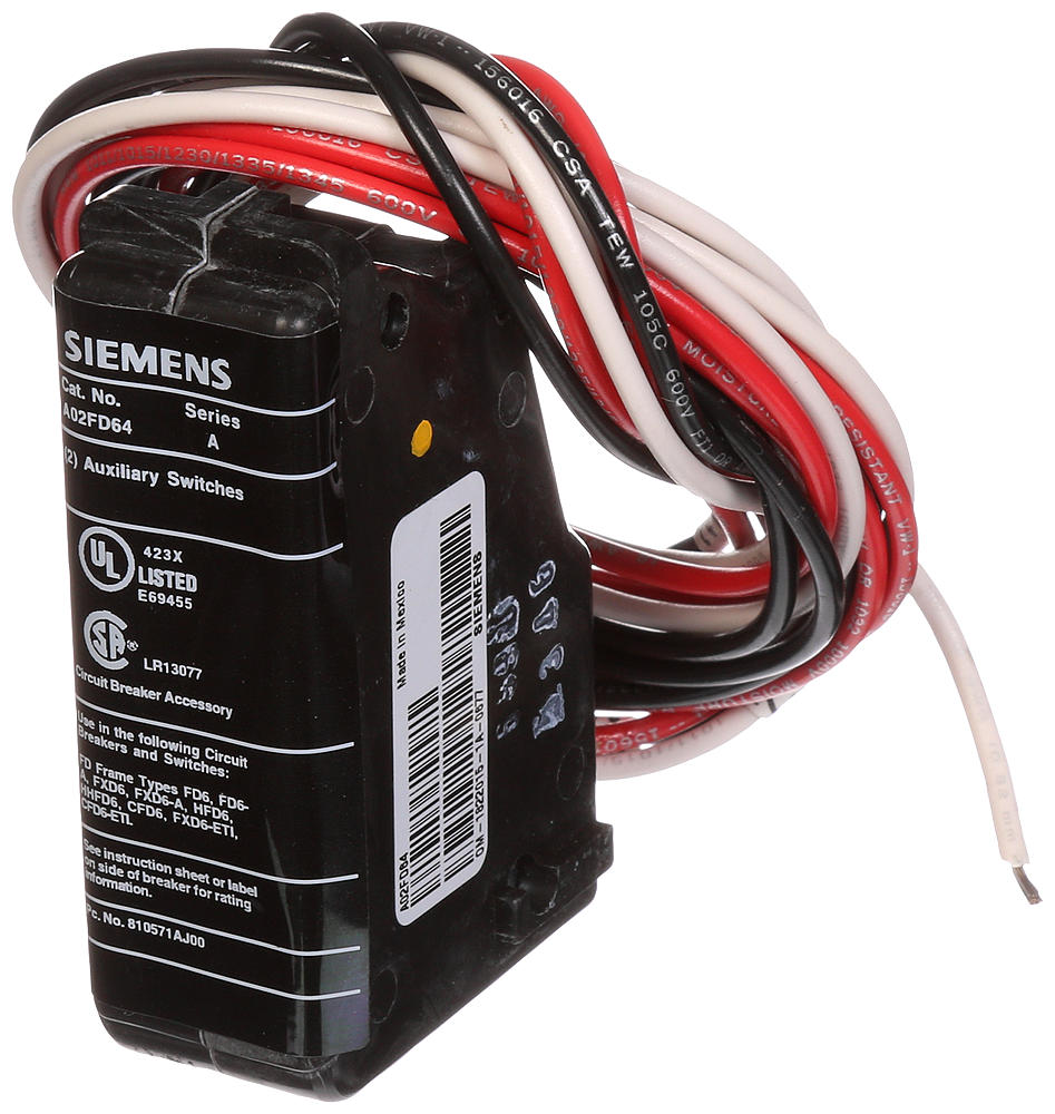 BREAKER FD 480VAC 2AUX SWITCH ACC
