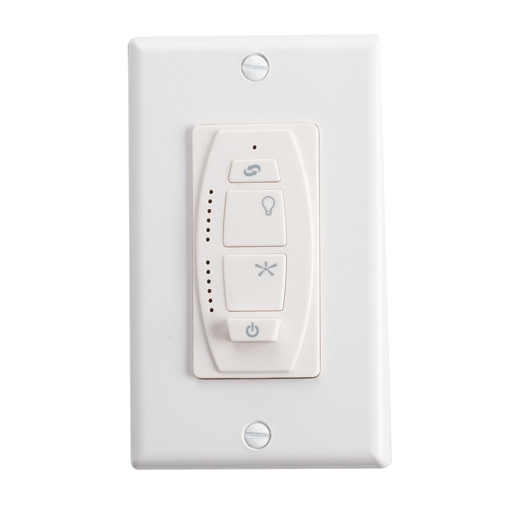 6 Speed DC Wall Transmitter Full Function White