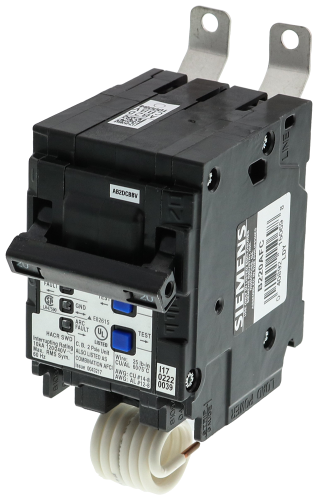 BRKR BAF AFCI 2P 240V 15A 10KA