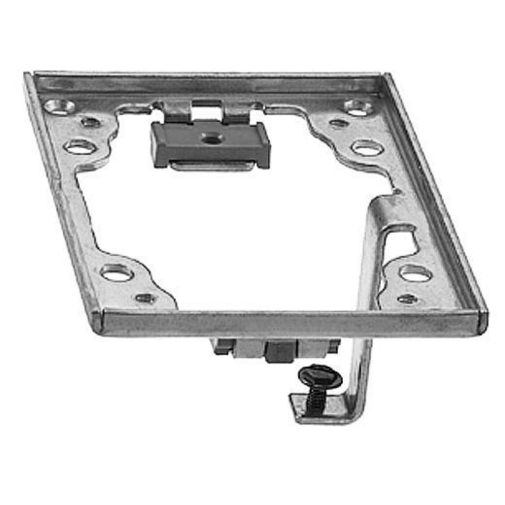 1-Gang Cover Flange With Ground Lug, Rectangular, Aluminum
