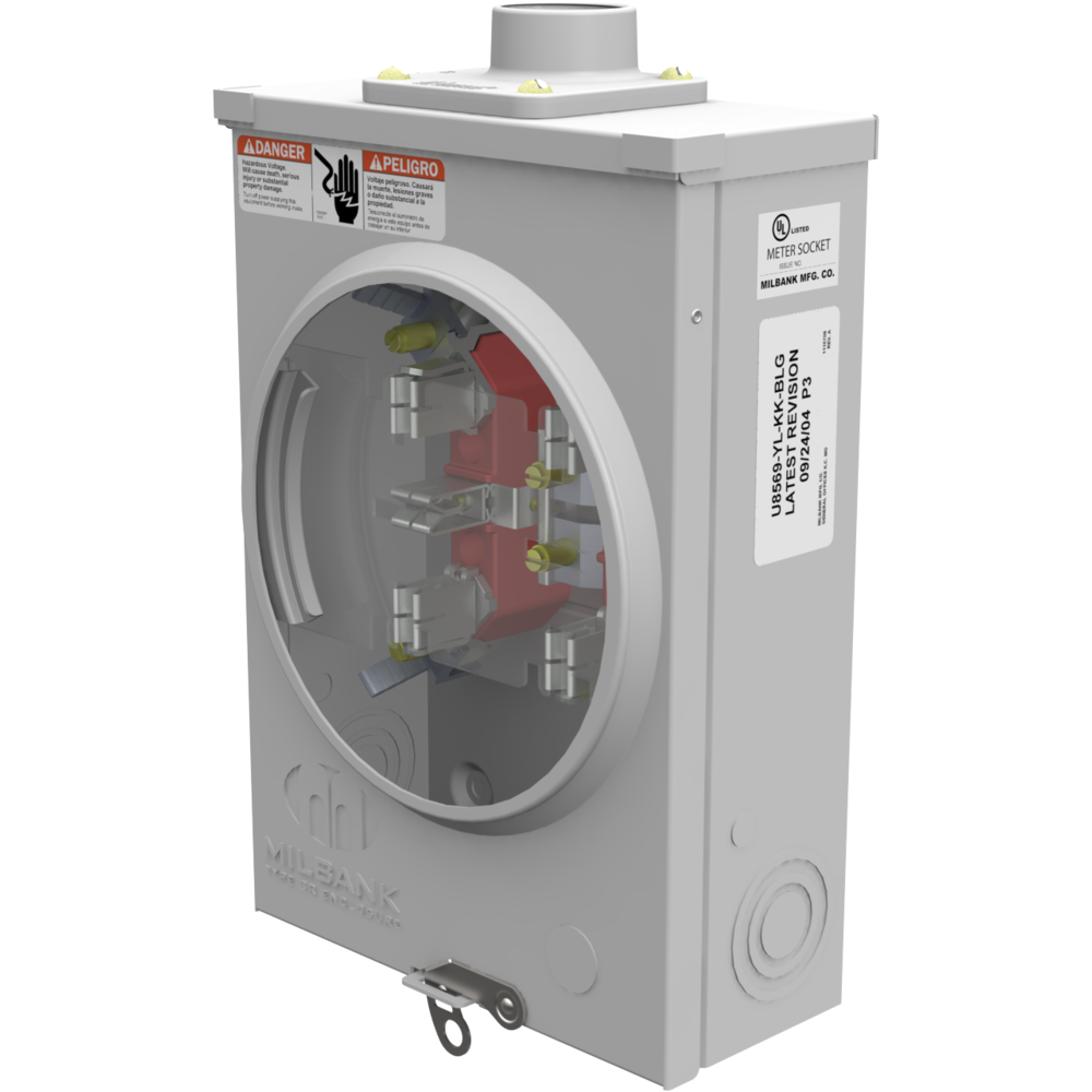 5 Terminal Ringless 1.25 In Hub Horn Bypass 7-8 In Barrel Lock Ground With Bracket Provision