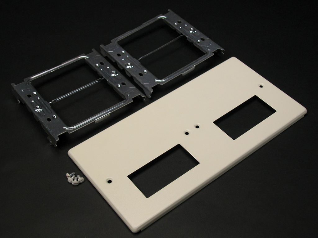 4047 Four-Gang Cover With Two Rectangular Openings