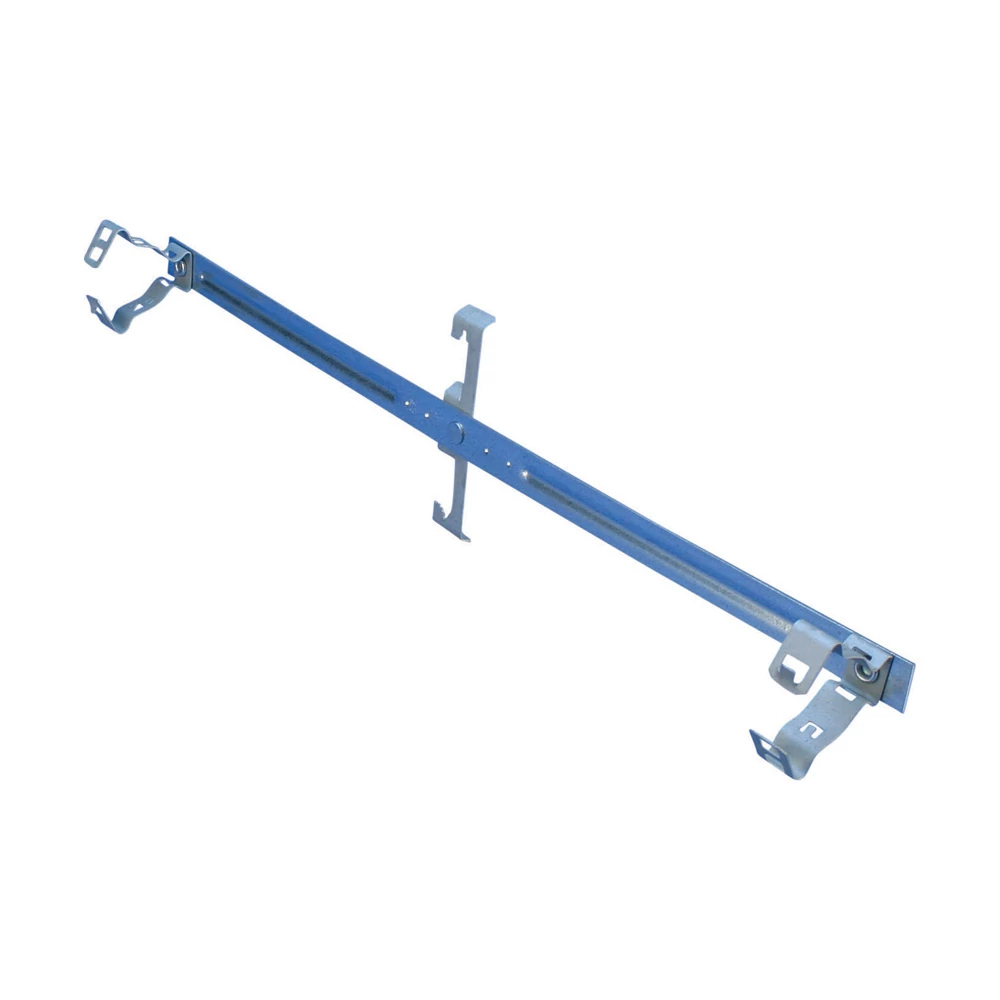 B18-Z Box/Conduit Hanger with Rod/Wire Clip, 1/2", 3/4" EMT, 1/4" Rod, #12 Wire