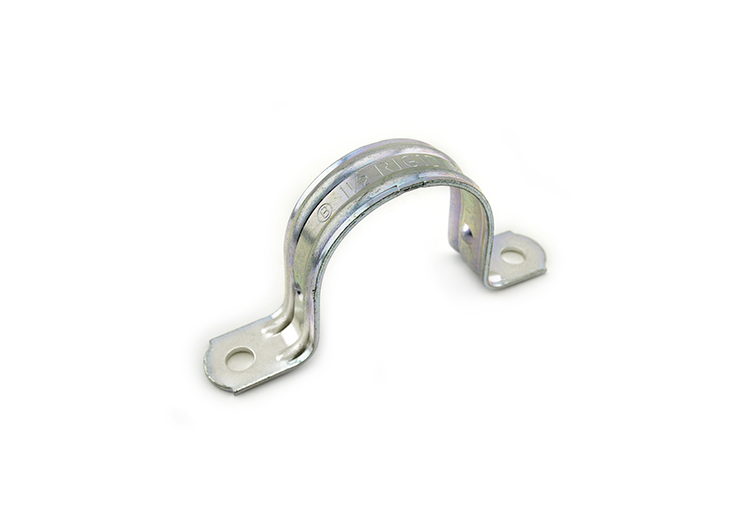 1-1/2" Two Hole Rigid Steel / IMC Pipe Strap