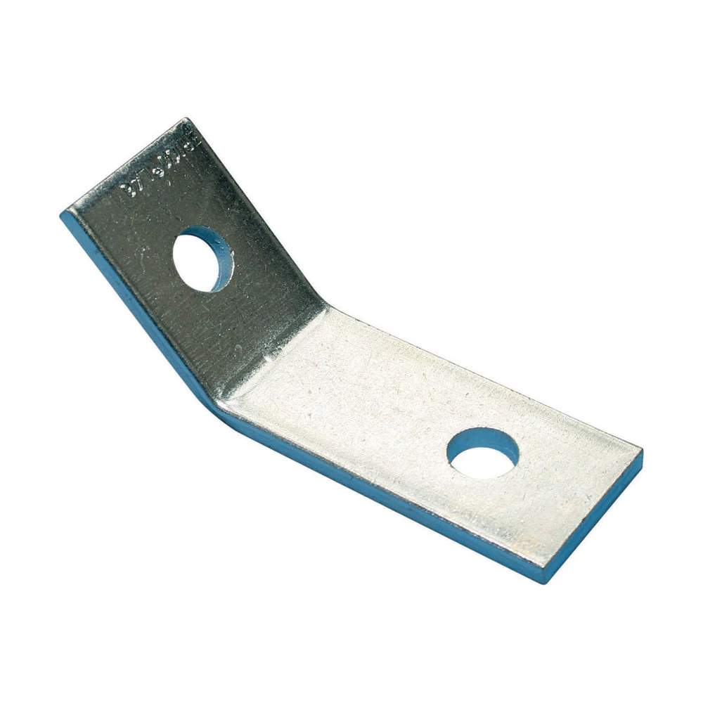 1-1 Hole Open Corner Angle Bracket, EG, 45°