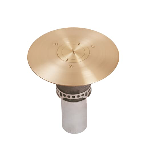 3IN FURN FEED PT 2 - 1-1/4 BRASS