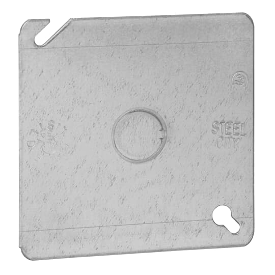 4SQ CVR, FLAT, 1/2-KO