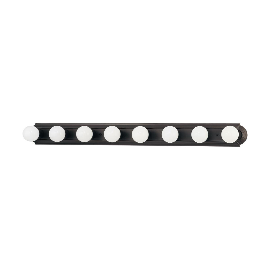 8 Light - 48" Vanity Strip - Mahogany Bronze Finish