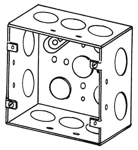 4SJD-3/4, Electrical Square Box