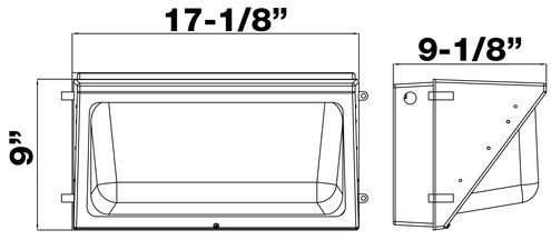71440A, LED Wall Pack