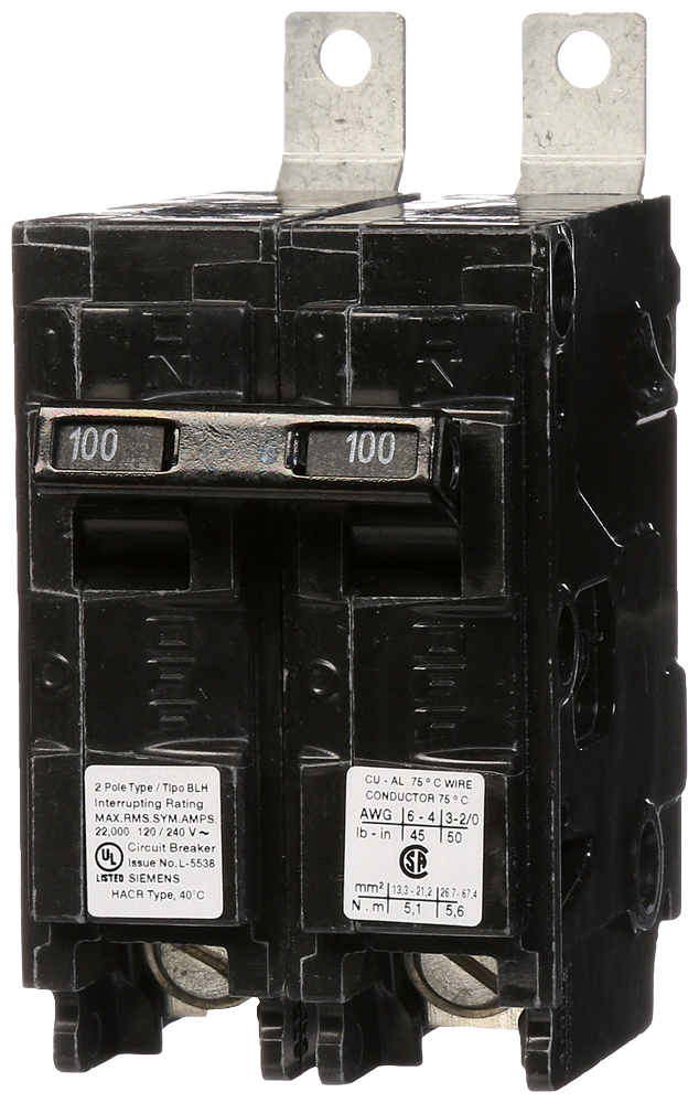 BREAKER 100A 2P 120/240V 22K BLH