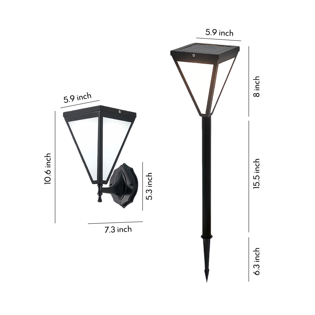 Wall Mount Outdoor Solar Lights Simple Modern Lamp