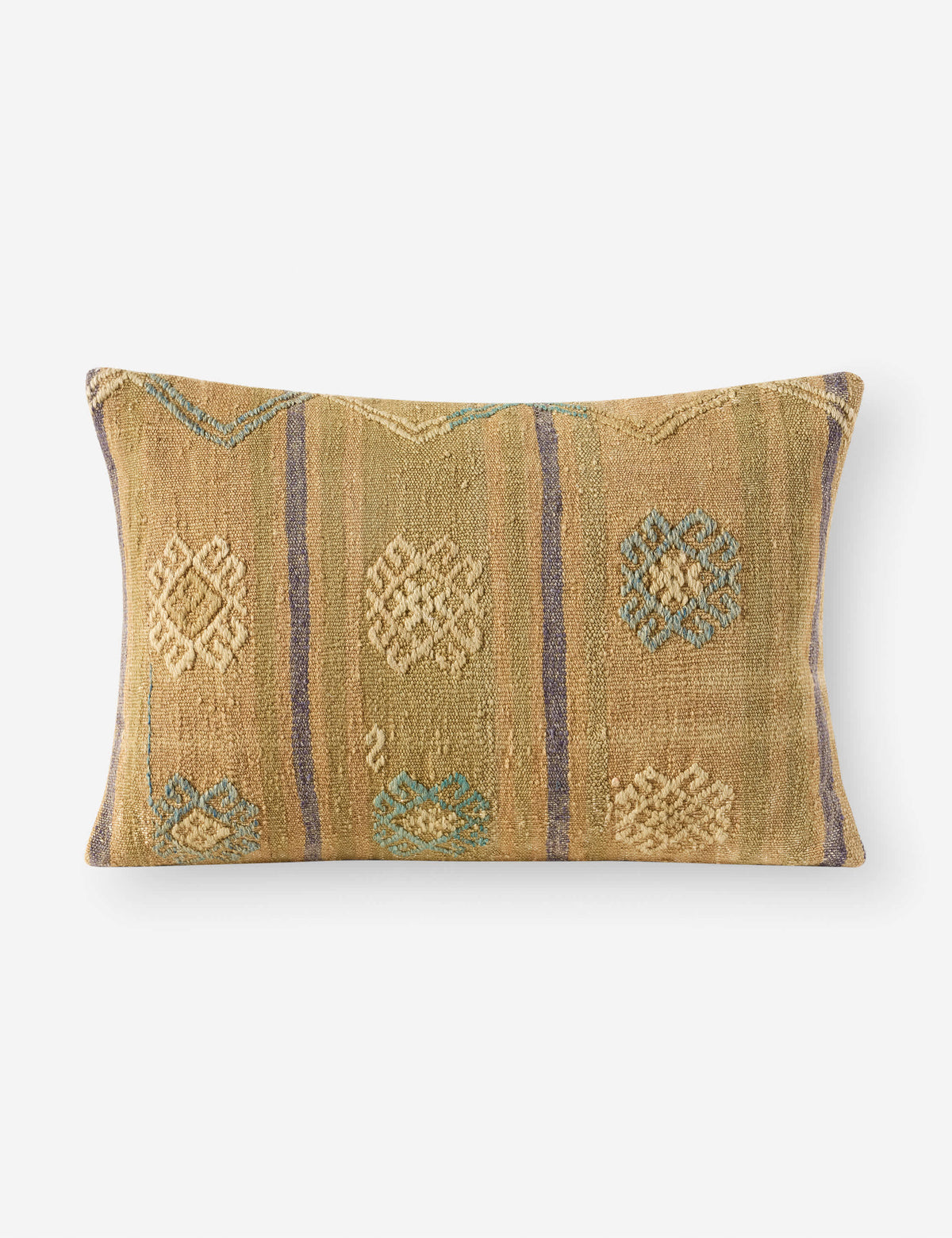 Vintage Lumbar Pillow No. 319, 16" x 26"