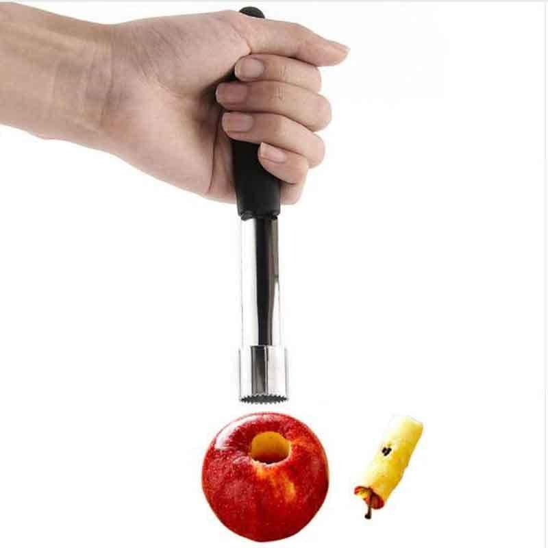 Stainless steel apple corer