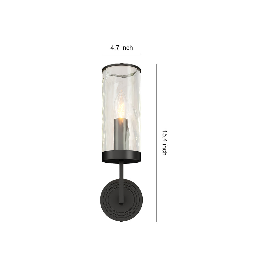 Wall Glass Light Modern Minimalist Style Copper Lamp