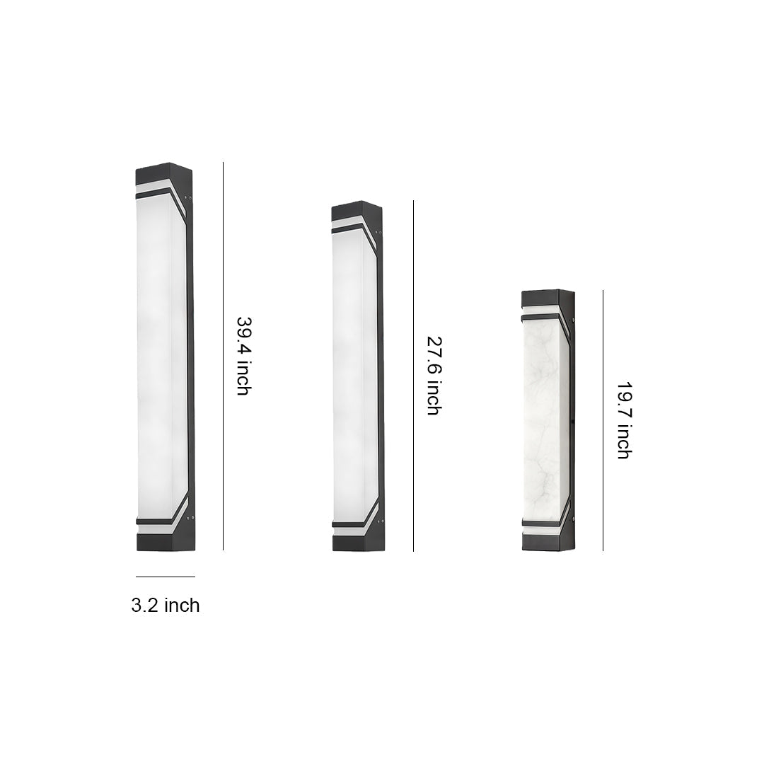 Wall Mounted Exterior Lights Outdoor Waterproof Linear Light