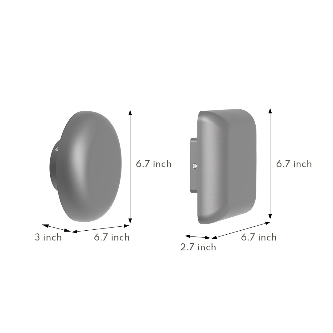 Waterproof Outdoor Wall Light Die-cast Aluminum Minimalist Geometric style