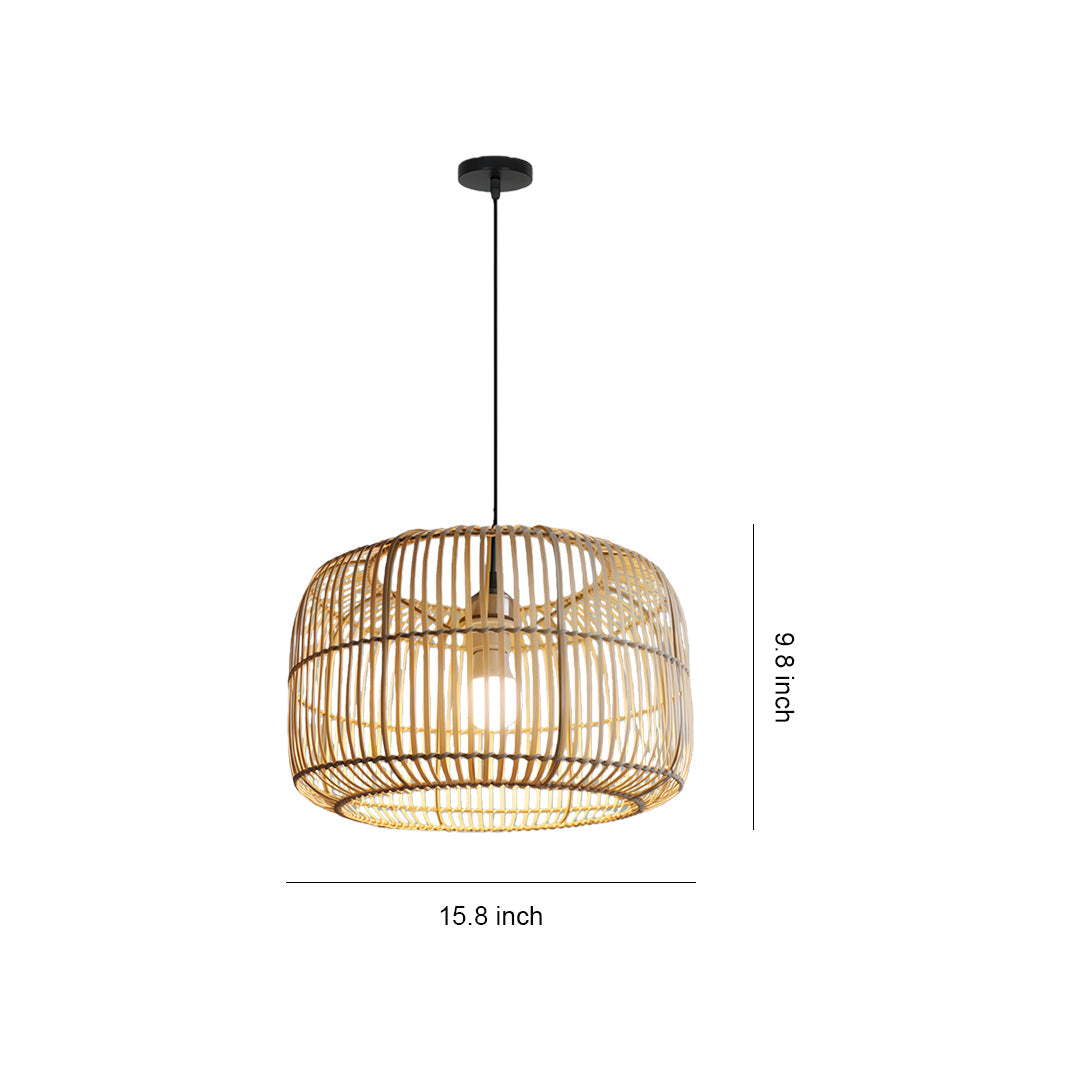 Woven Pendant Lights Japanese Minimalist Ceiling Light