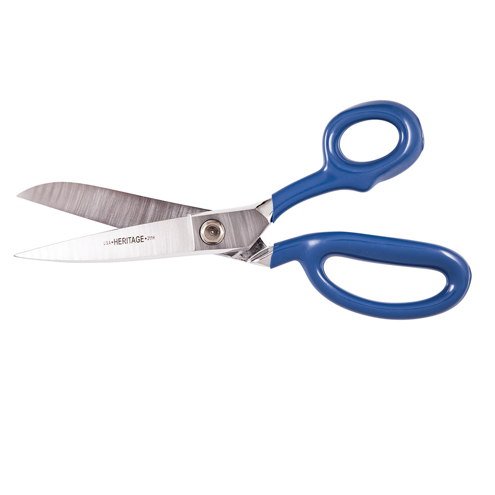 Bent Trimmer, Knife Edge, Blue Coated, 11-1/2-Inch