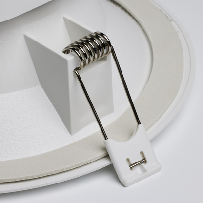9 watt LED Direct Wire Downlight; 5-6 inch; 3000K; 120 volt; Dimmable