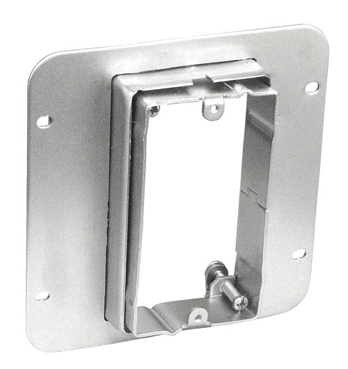 AMR111B - One-Gang Adj. Depth Device Ring 3/4 to 1-1/2" Raised, 4-11/16", 10 Pak