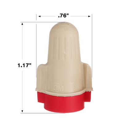 3M Performance Plus Wire Connector T/R+KEG, 25,000 per Keg, smooth, comfortable feel, 25000/DR