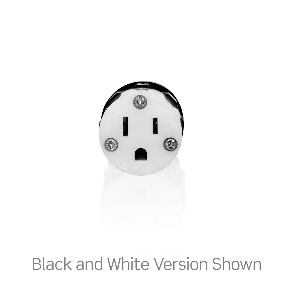 15 Amp, 125 Volt, Straight Blade Connector, Industrial Grade