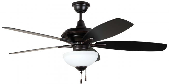 52" Ceiling Fan with Blades and Light Kit - CN52OBG5-WG
