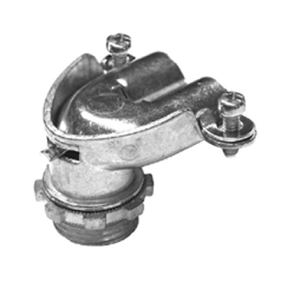 90-Degree Duplex Connector 3/8", Die Cast Zinc