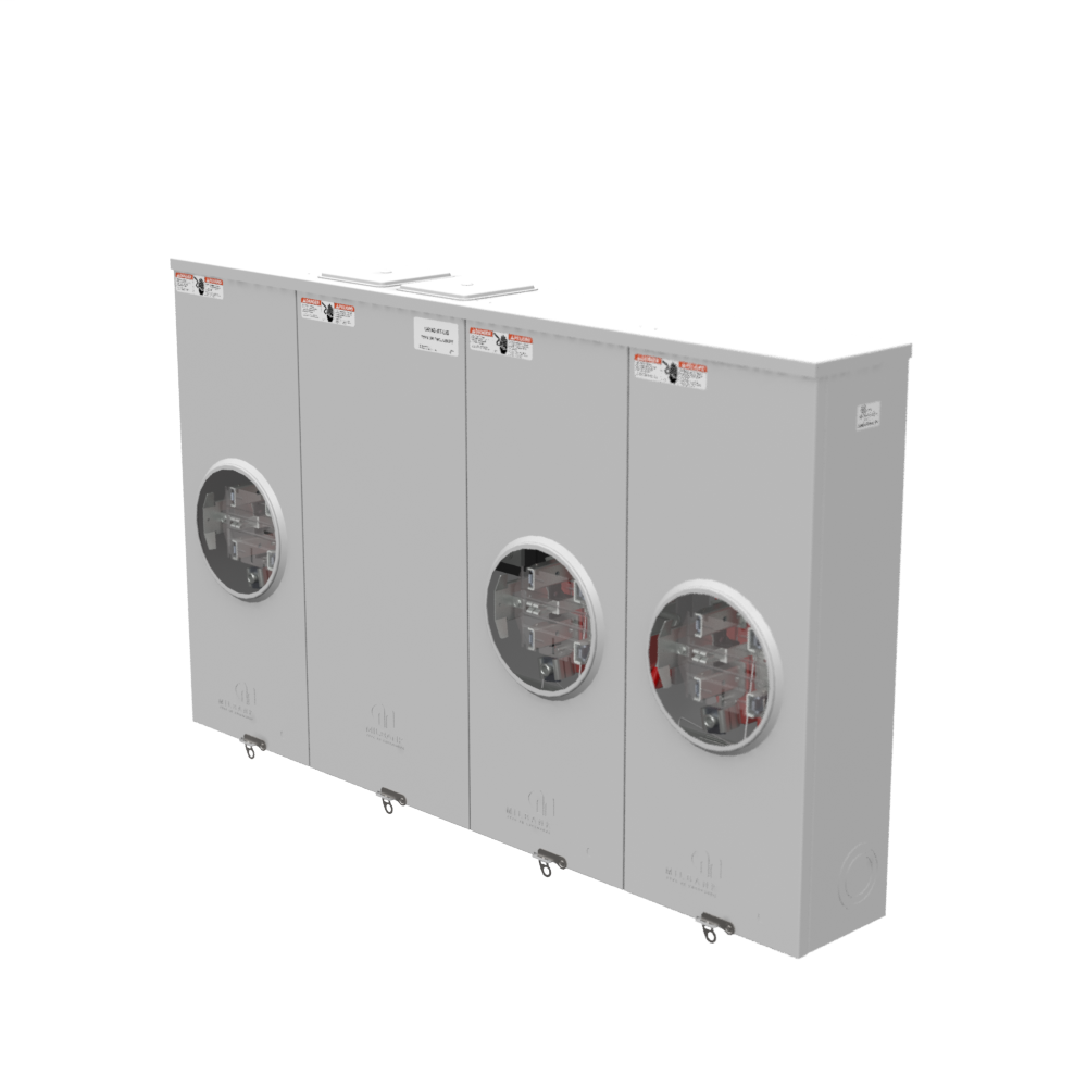 5 Terminal Ringless 2 Large Closing Plates Lever Bypass 3 Position Long Island Lighting Company